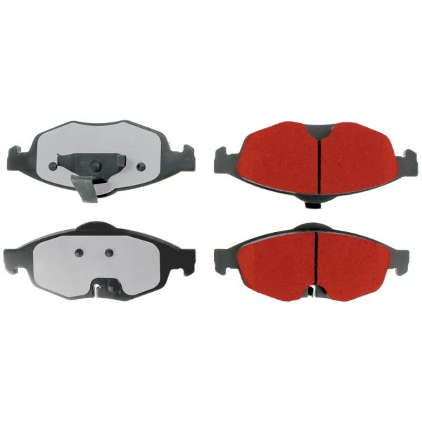 Centric Posi Quiet Pro™ Semi-Metallic Front Disc Brake Pads 500.08690