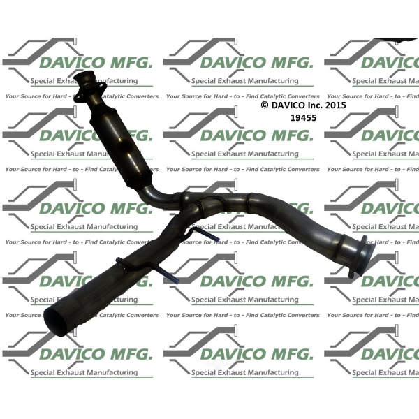 Davico Direct Fit Catalytic Converter and Pipe Assembly 19455