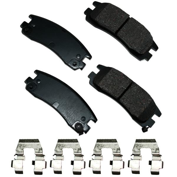 Akebono Performance™ Ultra-Premium Ceramic Rear Brake Pads ASP814