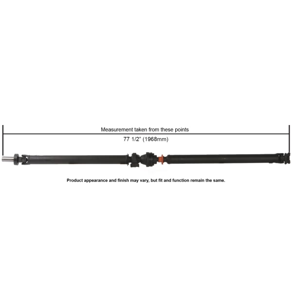 Cardone Reman Remanufactured Driveshaft/ Prop Shaft 65-5001