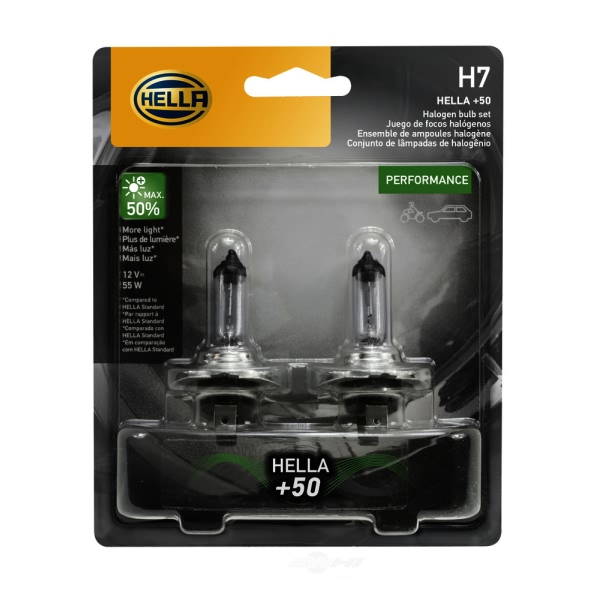 Hella H7P50Tb Performance Series Halogen Light Bulb H7P50TB