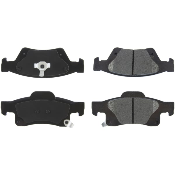 Centric Posi Quiet™ Extended Wear Semi-Metallic Rear Disc Brake Pads 106.14980