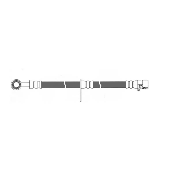 Centric Front Brake Hose 150.40115