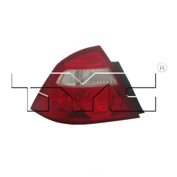 TYC Passenger Side Replacement Tail Light Lens And Housing 11-6083-01