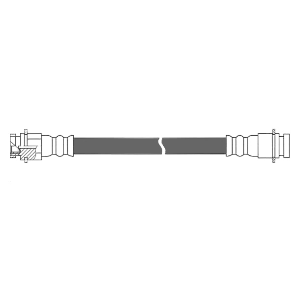 Centric Rear Passenger Side Brake Hose 150.63393