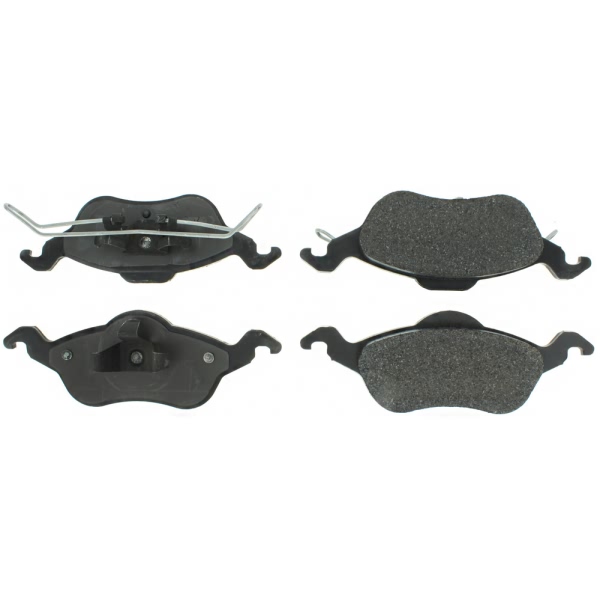 Centric Posi Quiet™ Semi-Metallic Front Disc Brake Pads 104.08160