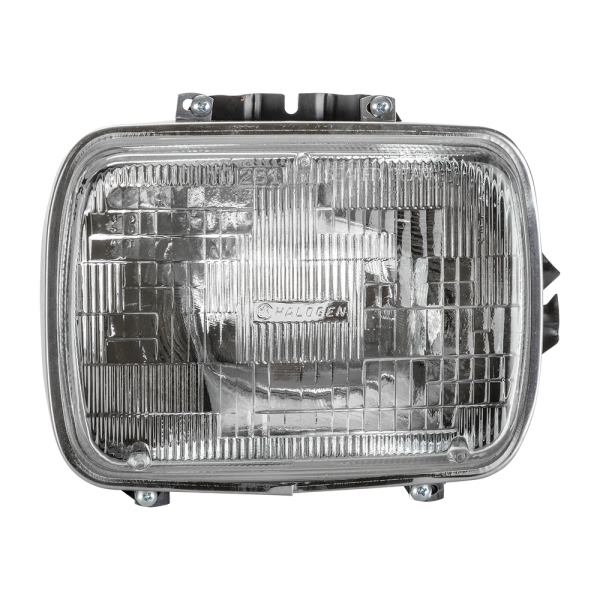 TYC Replacement 7X6 Rectangular Driver Side Chrome Sealed Beam Headlight 22-1026