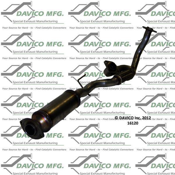 Davico Direct Fit Catalytic Converter and Pipe Assembly 16120