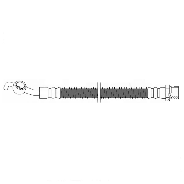 Centric Rear Driver Side Brake Hose 150.50350