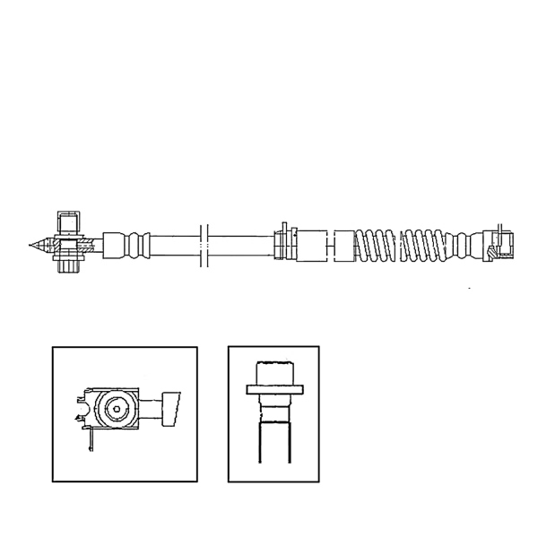 Centric Brake Hose 150.33062