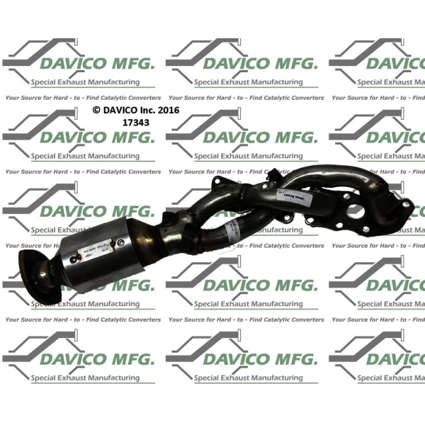 Davico Exhaust Manifold with Integrated Catalytic Converter 17343