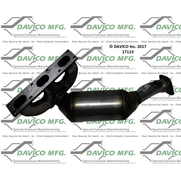 Davico Exhaust Manifold with Integrated Catalytic Converter 17113