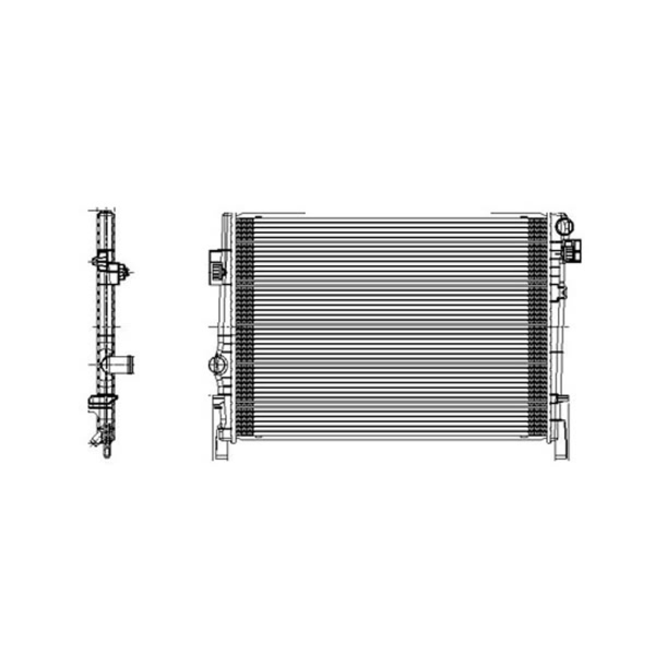 TYC Engine Coolant Radiator 13084