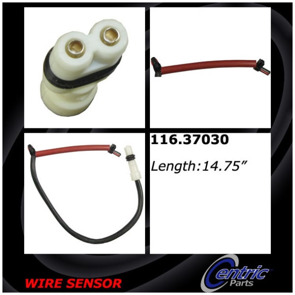 Centric Front Passenger Side Brake Pad Sensor 116.37030