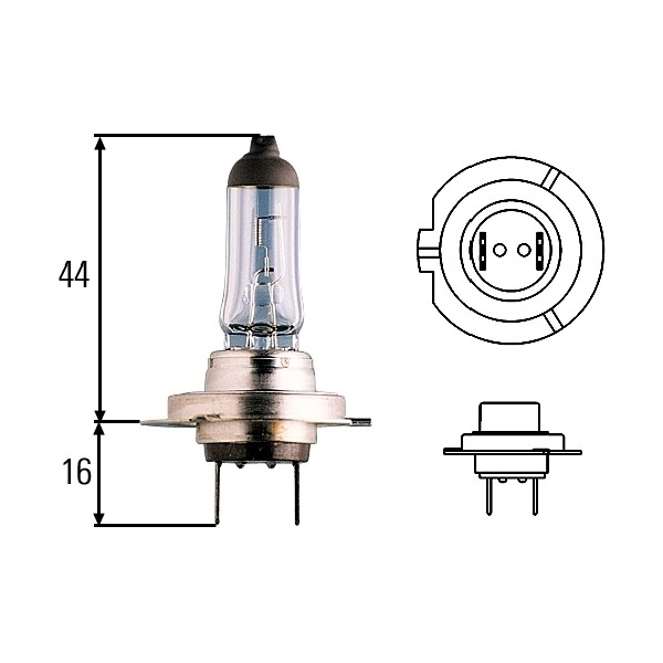 Hella H7 Design Series Halogen Light Bulb H71070307
