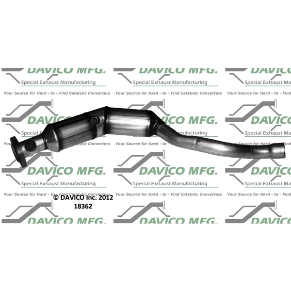 Davico Direct Fit Catalytic Converter and Pipe Assembly 18362