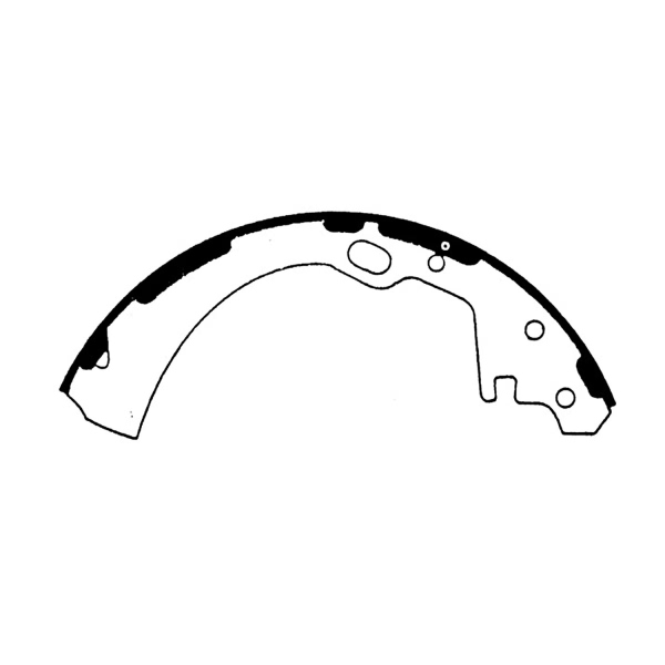 Centric Premium Rear Drum Brake Shoes 111.05740