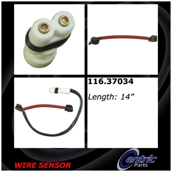 Centric Front Driver Side Brake Pad Sensor 116.37034