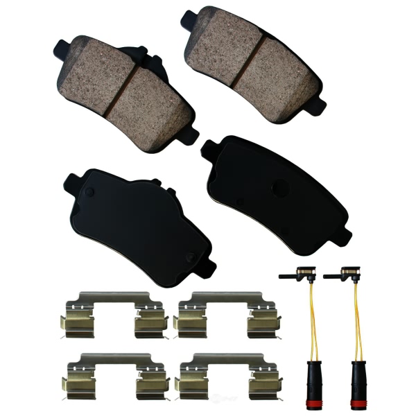 Akebono EURO™ Ultra-Premium Ceramic Rear Disc Brake Pads EUR1630
