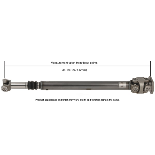 Cardone Reman Remanufactured Driveshaft/ Prop Shaft 65-2015