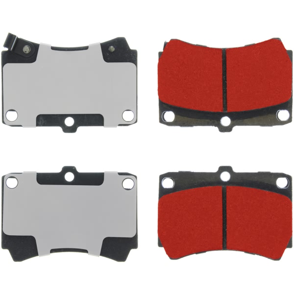 Centric Pq Pro Disc Brake Pads With Hardware 500.04660