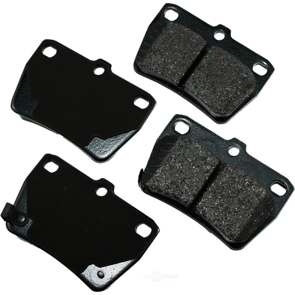 Akebono Pro-ACT™ Ultra-Premium Ceramic Rear Disc Brake Pads ACT1051