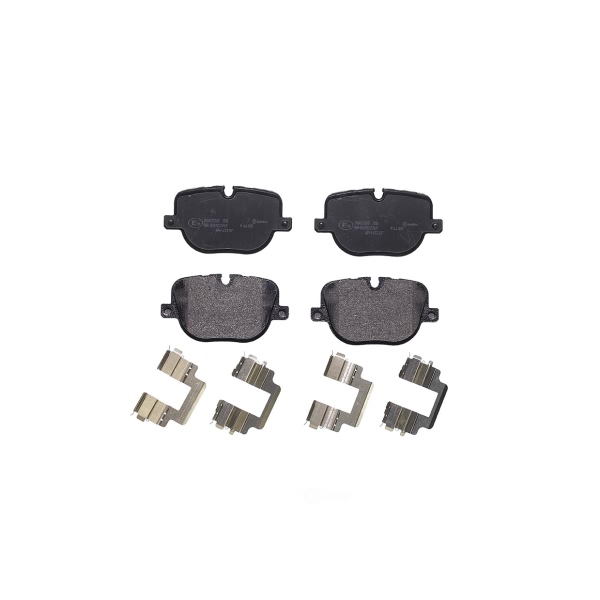 brembo Premium Low-Met OE Equivalent Rear Brake Pads P44025