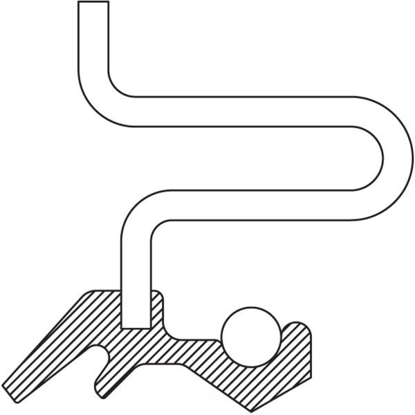 National Transfer Case Input Shaft Seal 3946