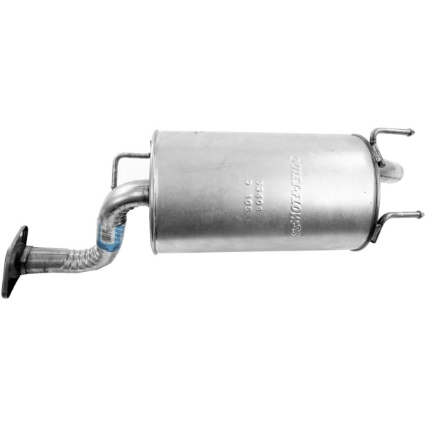 Walker Quiet Flow Stainless Steel Oval Aluminized Exhaust Muffler And Pipe Assembly 53406