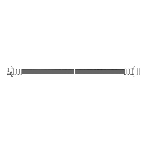 Centric Front Brake Hose 150.42002