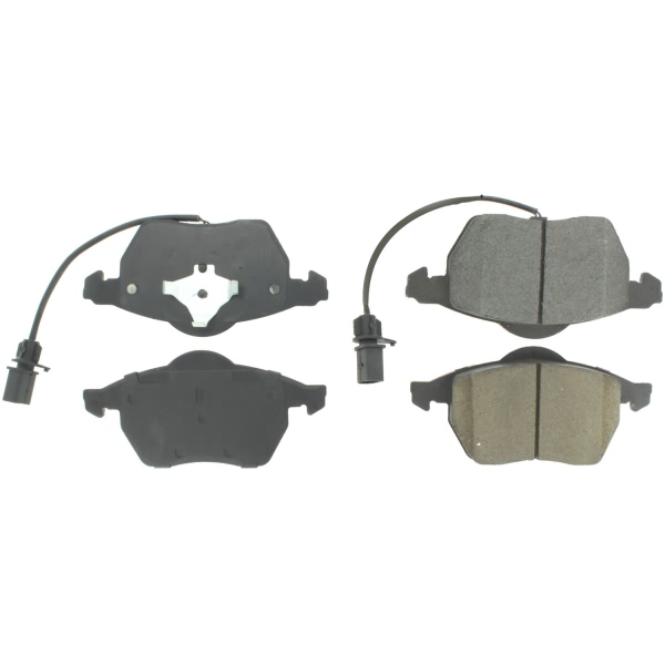 Centric Posi Quiet™ Extended Wear Semi-Metallic Front Disc Brake Pads 106.08400