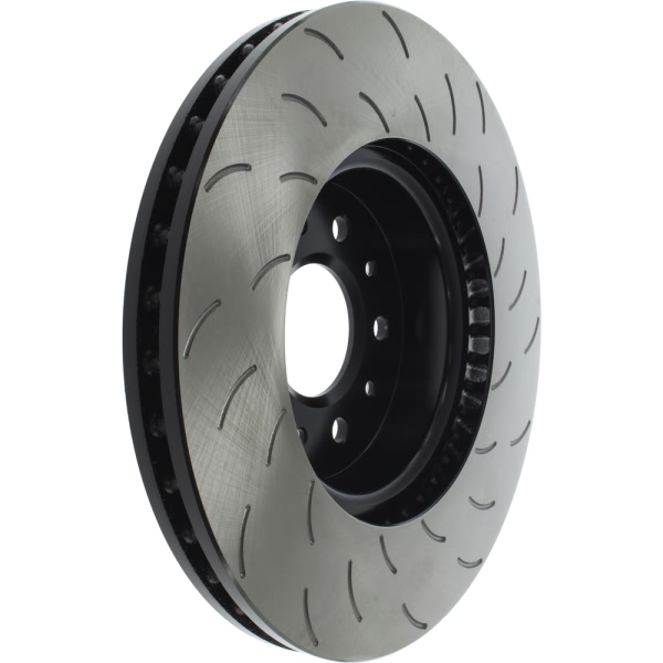 Centric SportStop Slotted 1-Piece Front Passenger Side Brake Rotor 126.62155