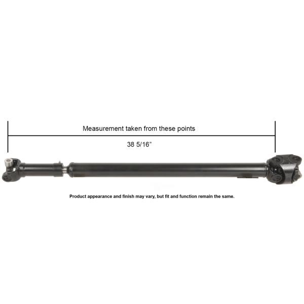 Cardone Reman Remanufactured Driveshaft/ Prop Shaft 65-9765