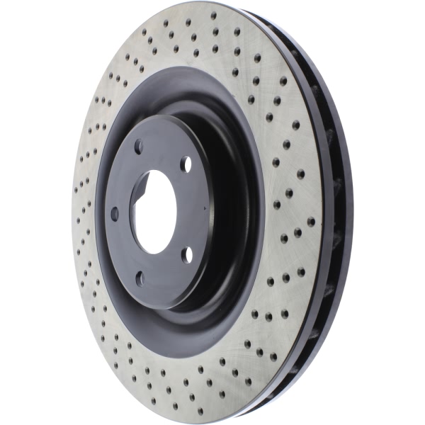 Centric SportStop Drilled 1-Piece Front Brake Rotor 128.62102