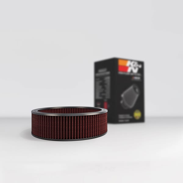 K&N E Series Round Red Air Filter （9.813" ID x 11.875" OD x 3.438" H) E-1500