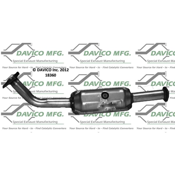 Davico Direct Fit Catalytic Converter and Pipe Assembly 18360