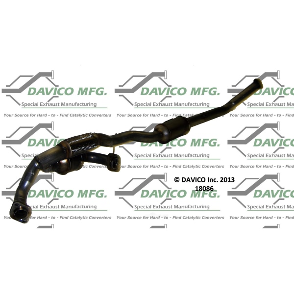 Davico Direct Fit Catalytic Converter and Pipe Assembly 18086