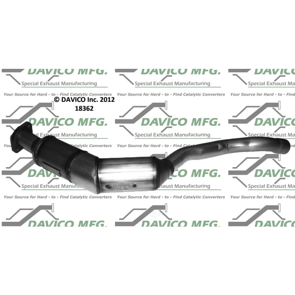 Davico Direct Fit Catalytic Converter and Pipe Assembly 18362