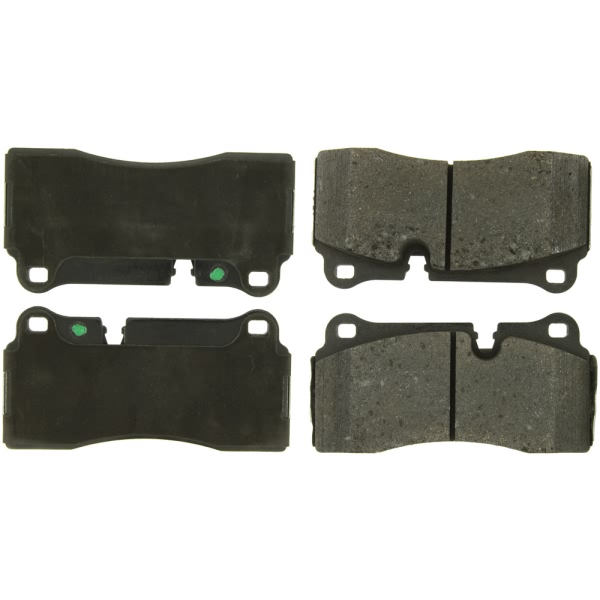 Centric Posi Quiet™ Semi-Metallic Rear Disc Brake Pads 104.11553