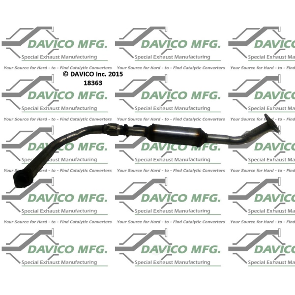 Davico Direct Fit Catalytic Converter and Pipe Assembly 18363
