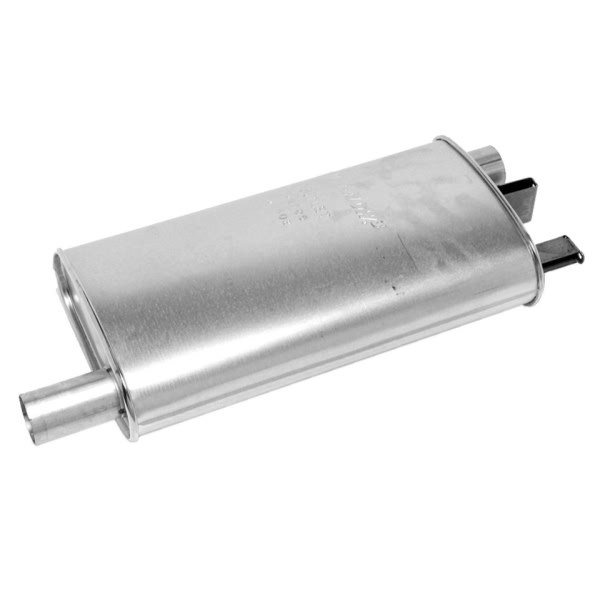 Walker Quiet Flow Driver Side Stainless Steel Oval Aluminized Exhaust Muffler 22105