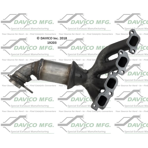 Davico Exhaust Manifold with Integrated Catalytic Converter 19203