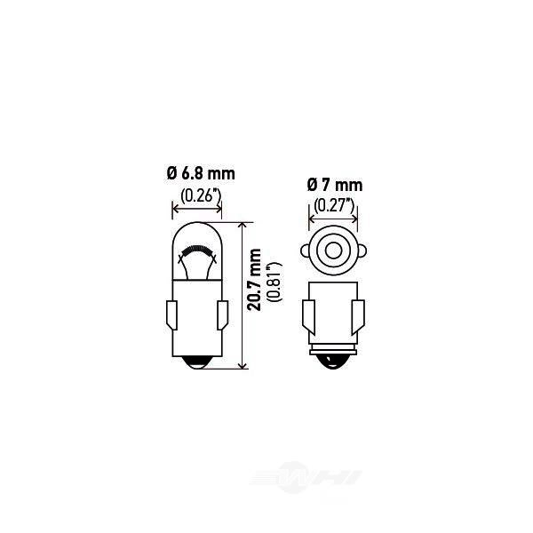 Hella 3898 Standard Series Incandescent Miniature Light Bulb 3898