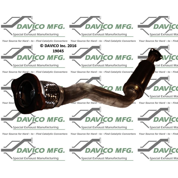 Davico Direct Fit Catalytic Converter and Pipe Assembly 19045