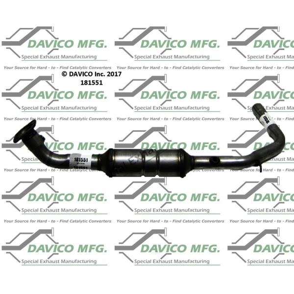 Davico Direct Fit Catalytic Converter and Pipe Assembly 181551