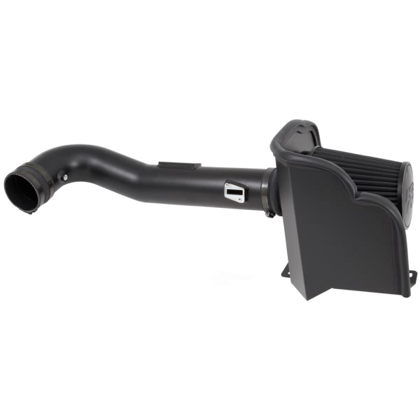 K&N 71 Series Blackhawk Induction® Aluminum Textured Black Cold Air Intake System with Black Filter 71-3082