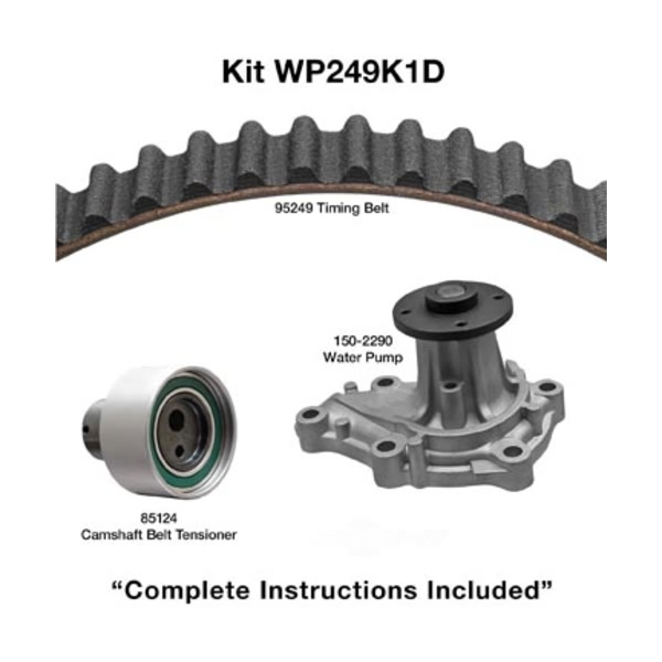 Dayco Timing Belt Kit With Water Pump WP249K1D
