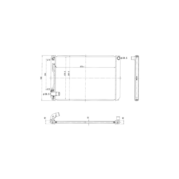 TYC Engine Coolant Radiator 2925