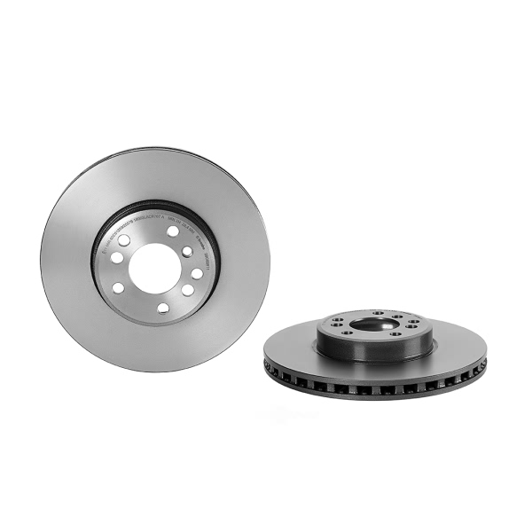 brembo UV Coated Series Vented Front Brake Rotor 09.C896.11