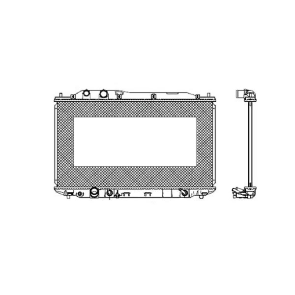 TYC Engine Coolant Radiator 2923
